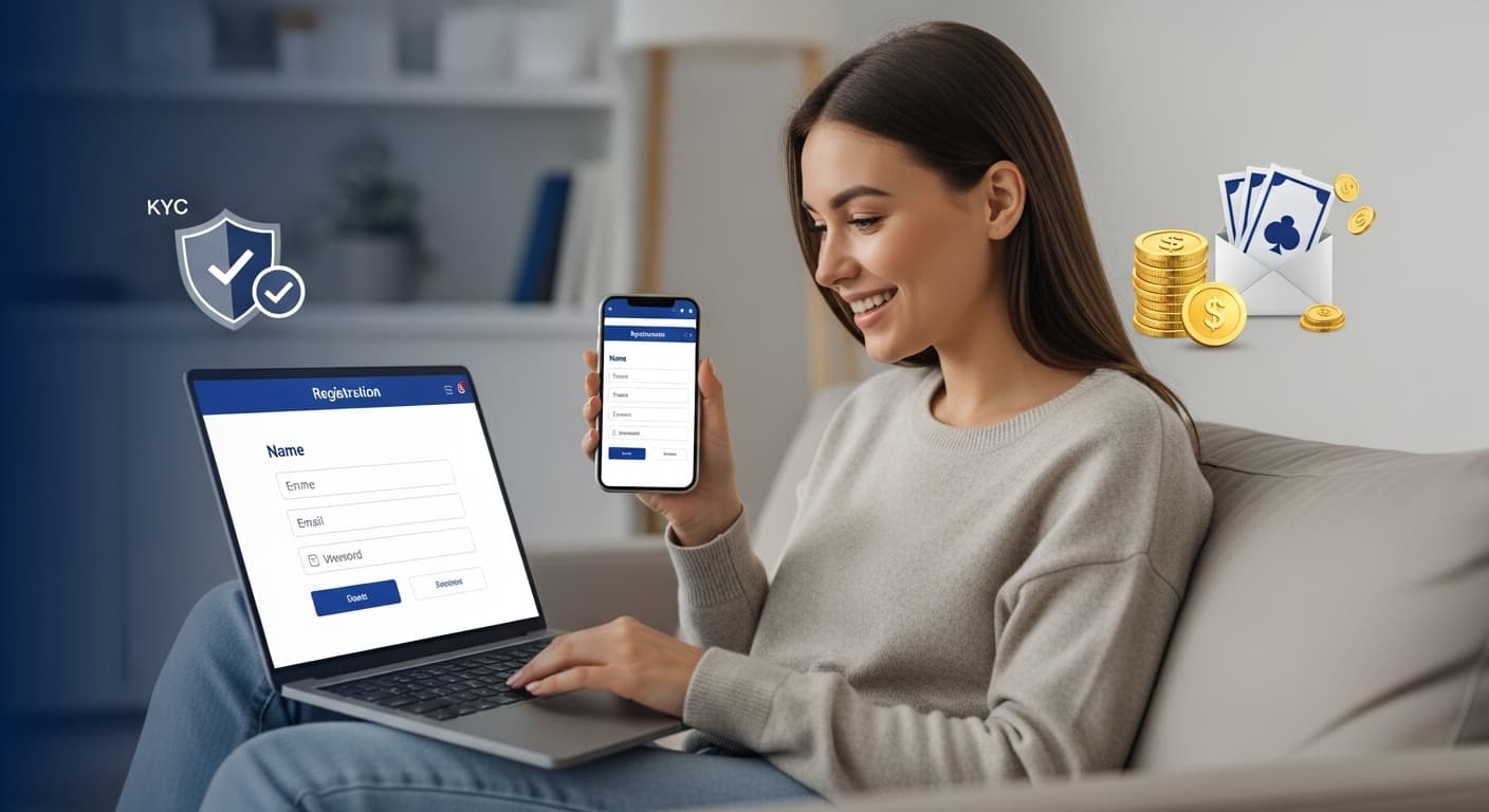 온라인 카지노에 등록하는 방법: 단계별 가이드 image