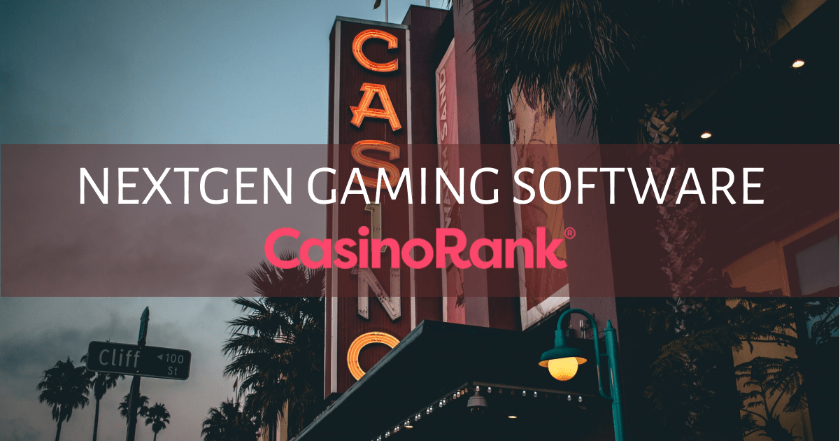 10  NextGen Gaming 소프트웨어가 포함된 2022년 최고의 온라인 카지노