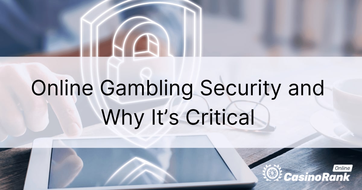 온라인 도박 보안이란 무엇이며 중요한 이유